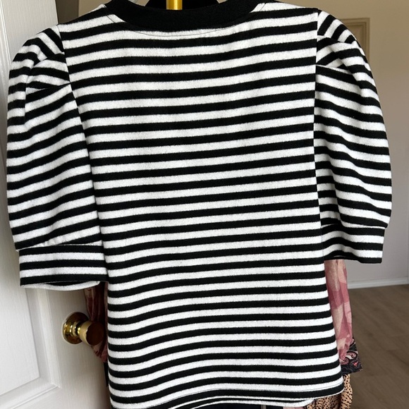 Who What Wear Monochrome Striped Top - Picture 4 of 5